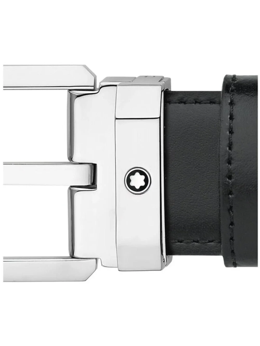 Montblanc Rectangular Stainless Steel Pin Buckle Reversible